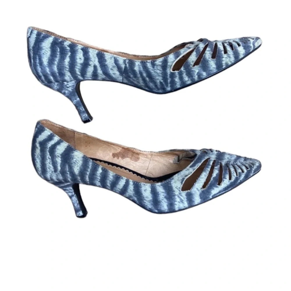 Jeffrey Campbell for Free People animal  print cutout heels Size 9
